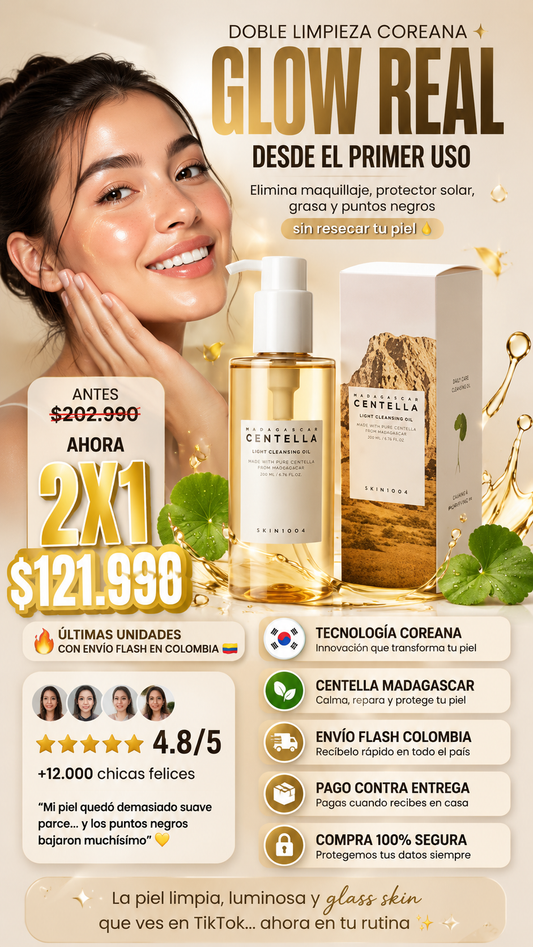 LIMPIADOR FACIAL EN ACEITE SKIN 1004