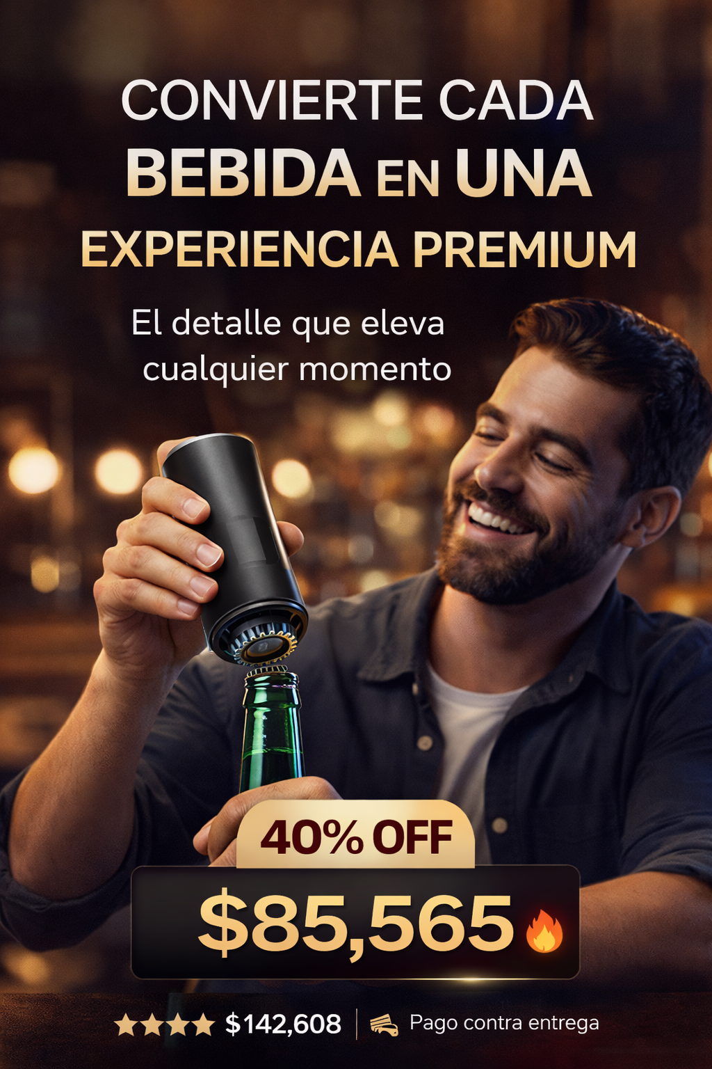 OpenTop™ — El Destapador Magnético que Todos Quieren en su Casa